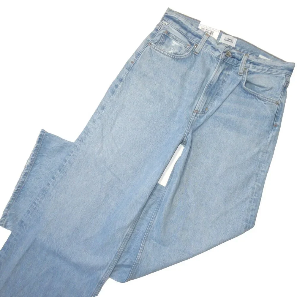 NWT Citizens Of Humanity Paloma Baggy in Alemayde Wide Leg Jeans 26 $228 - Picture 6 of 10